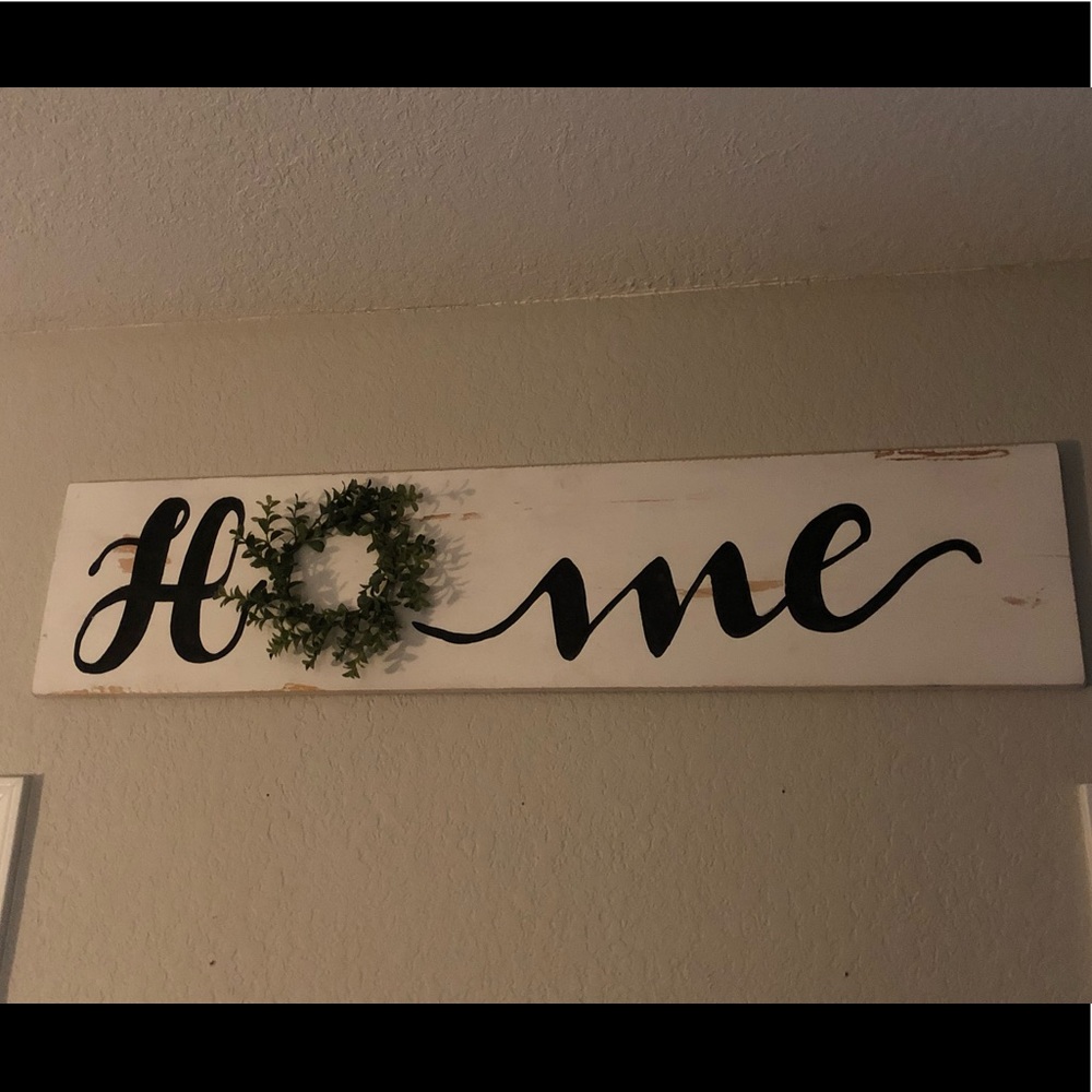 Custom HOME sign